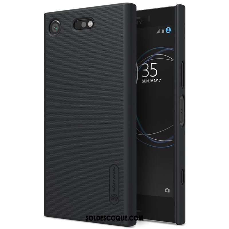 Coque Sony Xperia Xz1 Compact Protection Téléphone Portable Incassable Délavé En Daim Étui Soldes