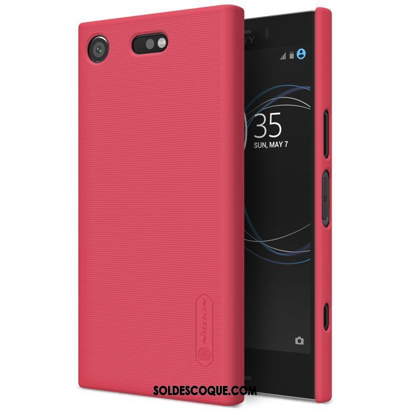 Coque Sony Xperia Xz1 Compact Protection Téléphone Portable Incassable Délavé En Daim Étui Soldes