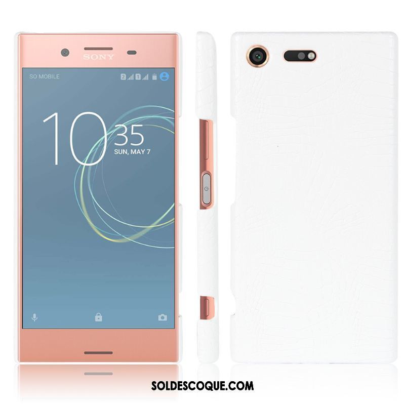 Coque Sony Xperia Xz1 Compact Rose Téléphone Portable Étui Étui En Cuir Protection Pas Cher