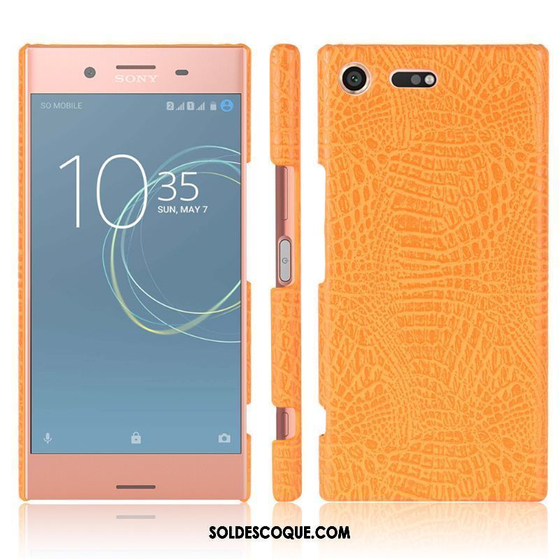 Coque Sony Xperia Xz1 Compact Rose Téléphone Portable Étui Étui En Cuir Protection Pas Cher