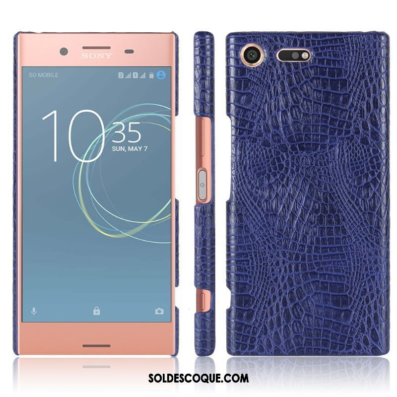 Coque Sony Xperia Xz1 Compact Rose Téléphone Portable Étui Étui En Cuir Protection Pas Cher