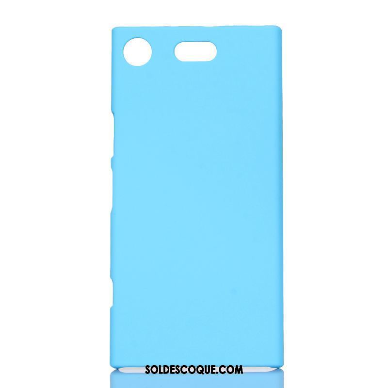 Coque Sony Xperia Xz1 Compact Téléphone Portable Délavé En Daim Difficile Protection Étui Pas Cher