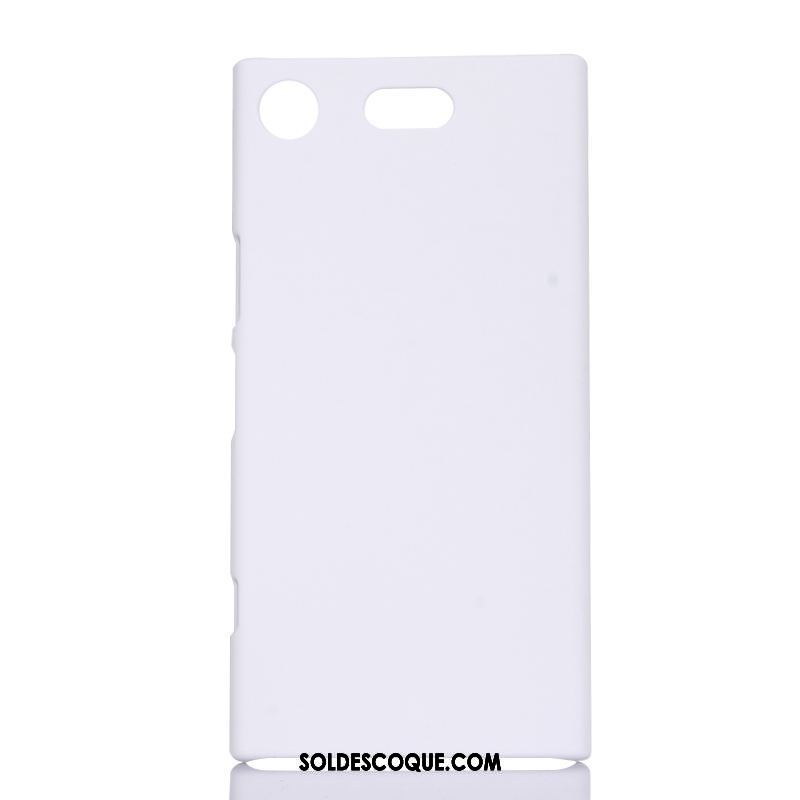 Coque Sony Xperia Xz1 Compact Téléphone Portable Délavé En Daim Difficile Protection Étui Pas Cher