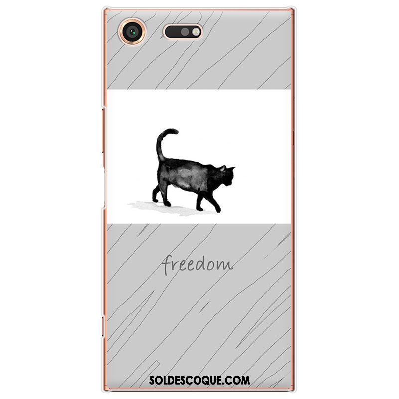 Coque Sony Xperia Xz1 Compact Étui Téléphone Portable Style Chinois Rose Protection En Ligne