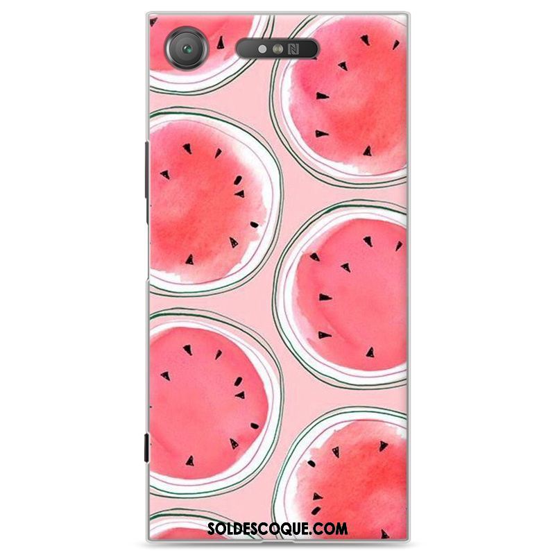 Coque Sony Xperia Xz1 Dessin Animé Créatif Blanc Étui Téléphone Portable Pas Cher