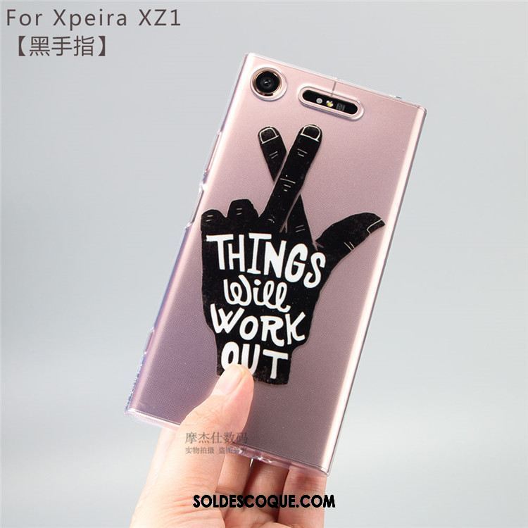 Coque Sony Xperia Xz1 Dessin Animé Fluide Doux Téléphone Portable Protection Étui En Vente