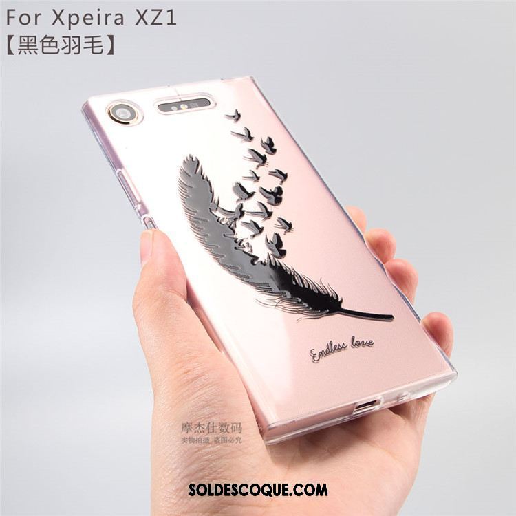 Coque Sony Xperia Xz1 Dessin Animé Fluide Doux Téléphone Portable Protection Étui En Vente