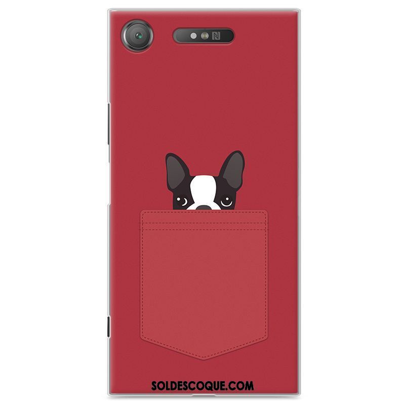 Coque Sony Xperia Xz1 Gris Étui Difficile Protection Dessin Animé Pas Cher