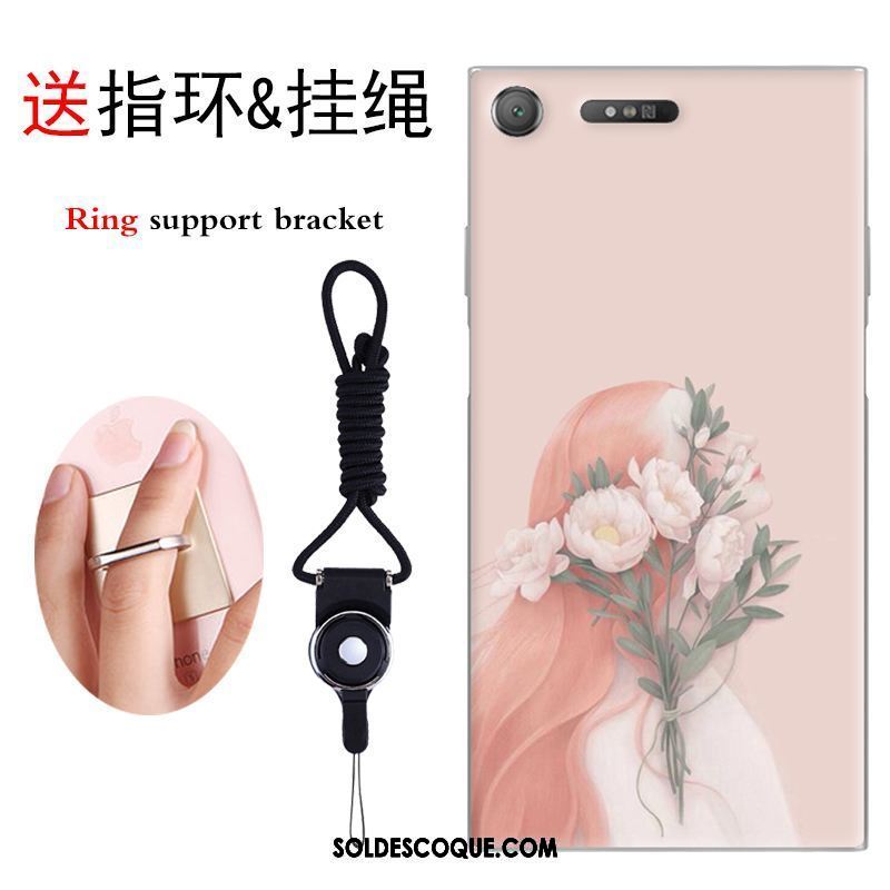 Coque Sony Xperia Xz1 Incassable Dessin Animé Nouveau Blanc Étui Pas Cher