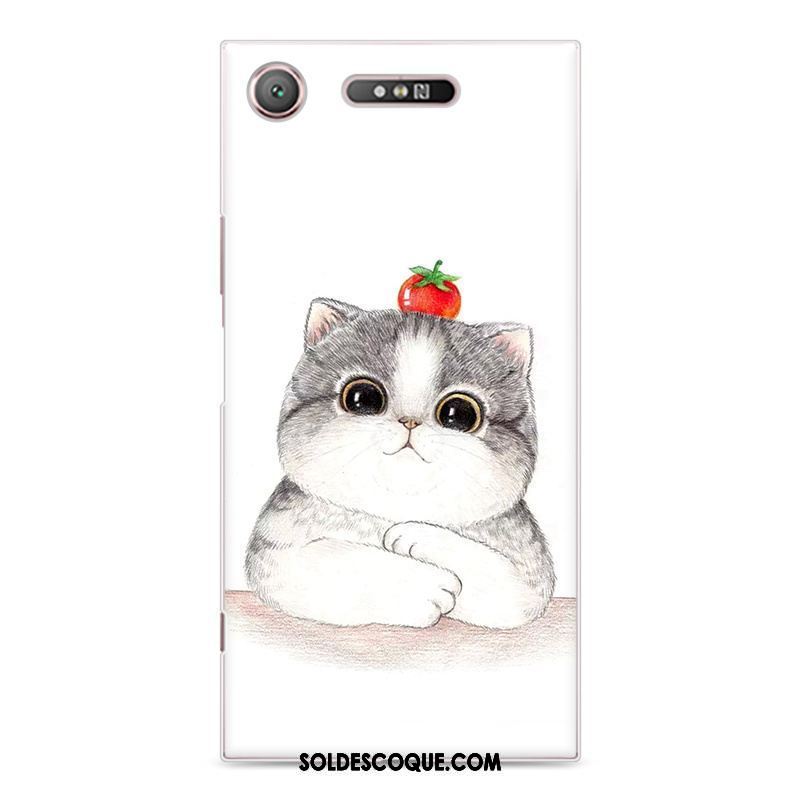 Coque Sony Xperia Xz1 Incassable Téléphone Portable Vintage Peinture Étui Pas Cher