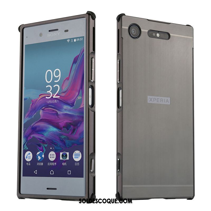 Coque Sony Xperia Xz1 Protection Miroir Étui Téléphone Portable Métal France