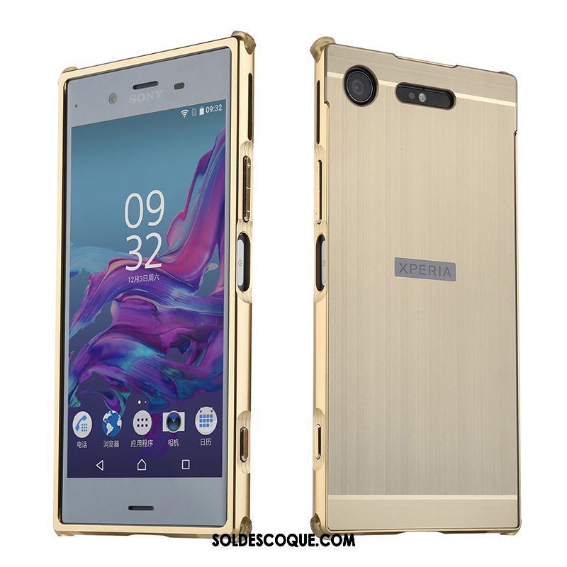 Coque Sony Xperia Xz1 Protection Miroir Étui Téléphone Portable Métal France