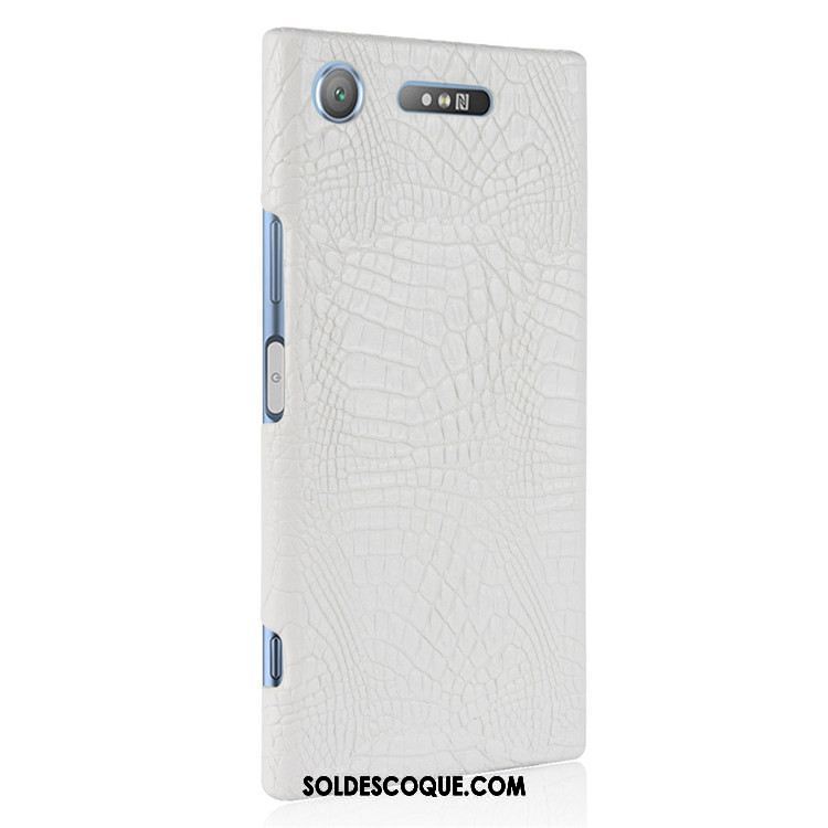 Coque Sony Xperia Xz1 Protection Vintage Téléphone Portable Crocodile Étui Housse En Vente