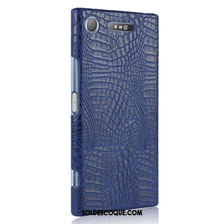 Coque Sony Xperia Xz1 Protection Vintage Téléphone Portable Crocodile Étui Housse En Vente