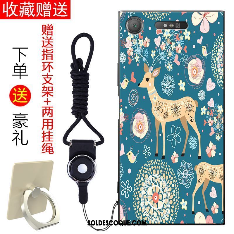 Coque Sony Xperia Xz1 Silicone Tendance Tout Compris Fluide Doux Étui Pas Cher