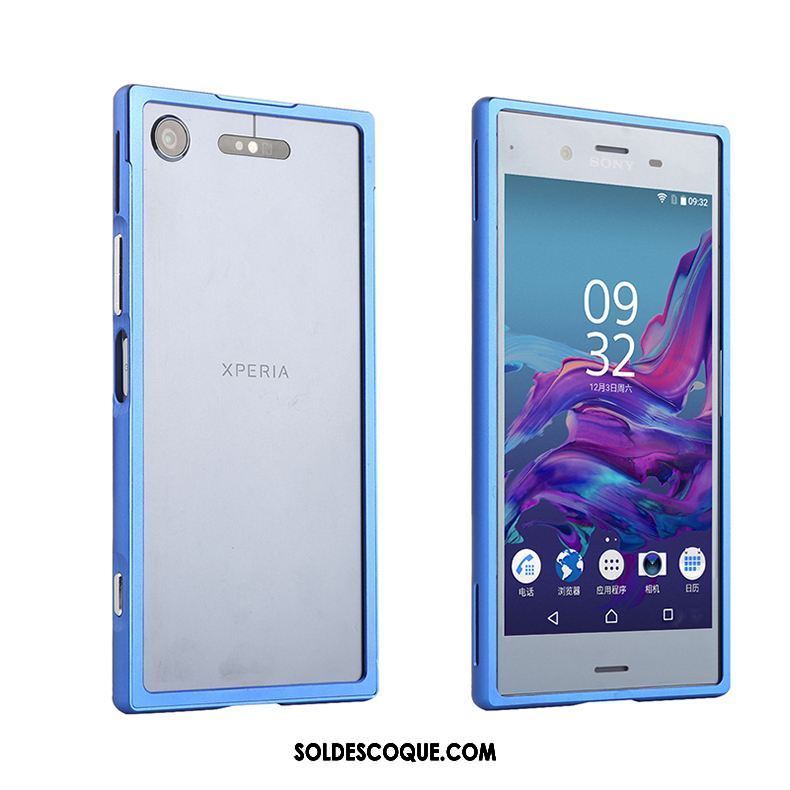 Coque Sony Xperia Xz1 Très Mince Rouge Border Difficile Téléphone Portable En Vente