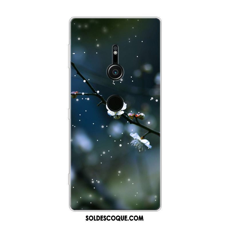 Coque Sony Xperia Xz2 Art Frais Fluide Doux Vert Étui En Vente