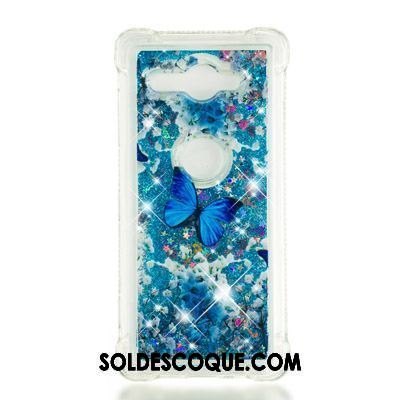 Coque Sony Xperia Xz2 Compact Ballon Incassable Dessin Animé Bleu Fluide Doux Pas Cher