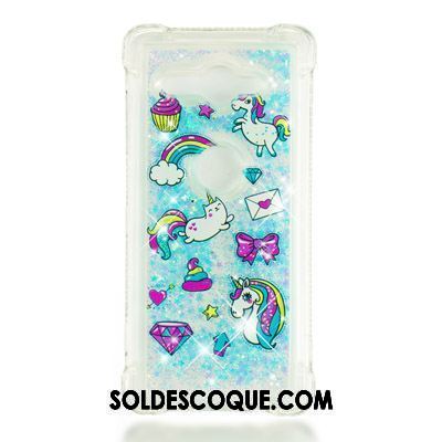 Coque Sony Xperia Xz2 Compact Ballon Incassable Dessin Animé Bleu Fluide Doux Pas Cher