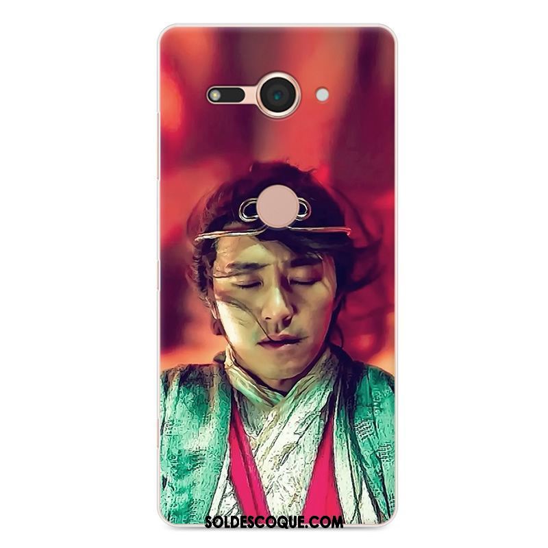 Coque Sony Xperia Xz2 Compact Fluide Doux Téléphone Portable Étui Personnalité Tendance Housse Soldes