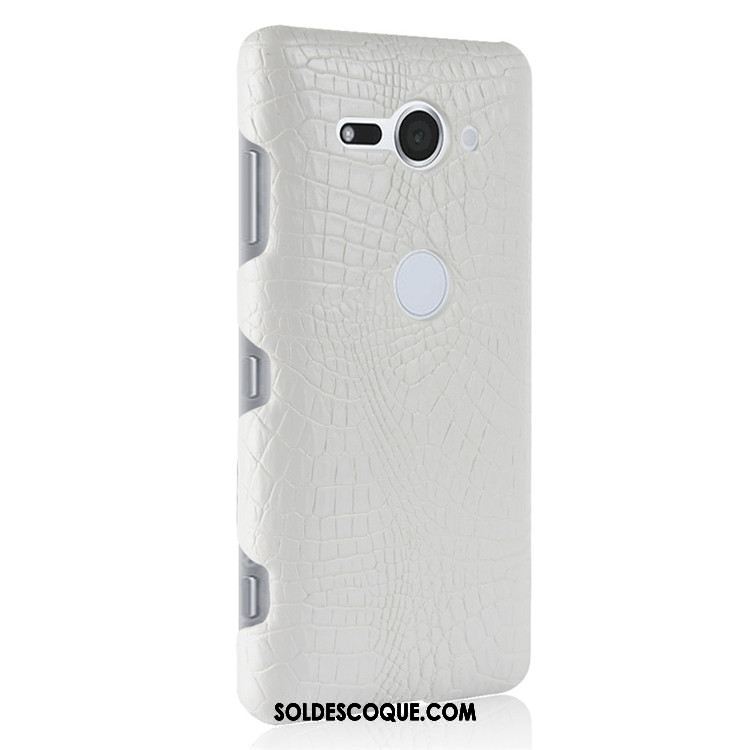 Coque Sony Xperia Xz2 Compact Protection Crocodile Cuir Téléphone Portable Étui En Ligne