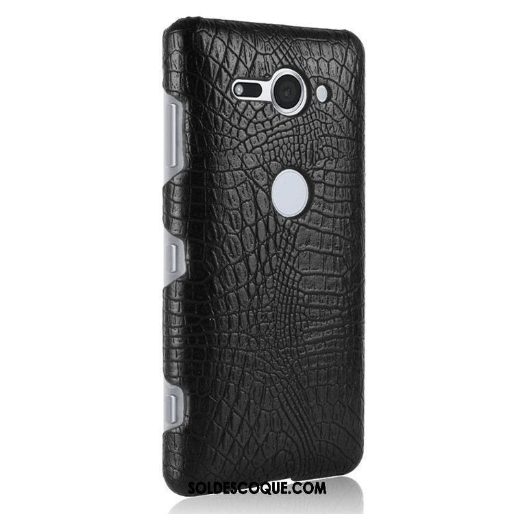 Coque Sony Xperia Xz2 Compact Protection Crocodile Cuir Téléphone Portable Étui En Ligne