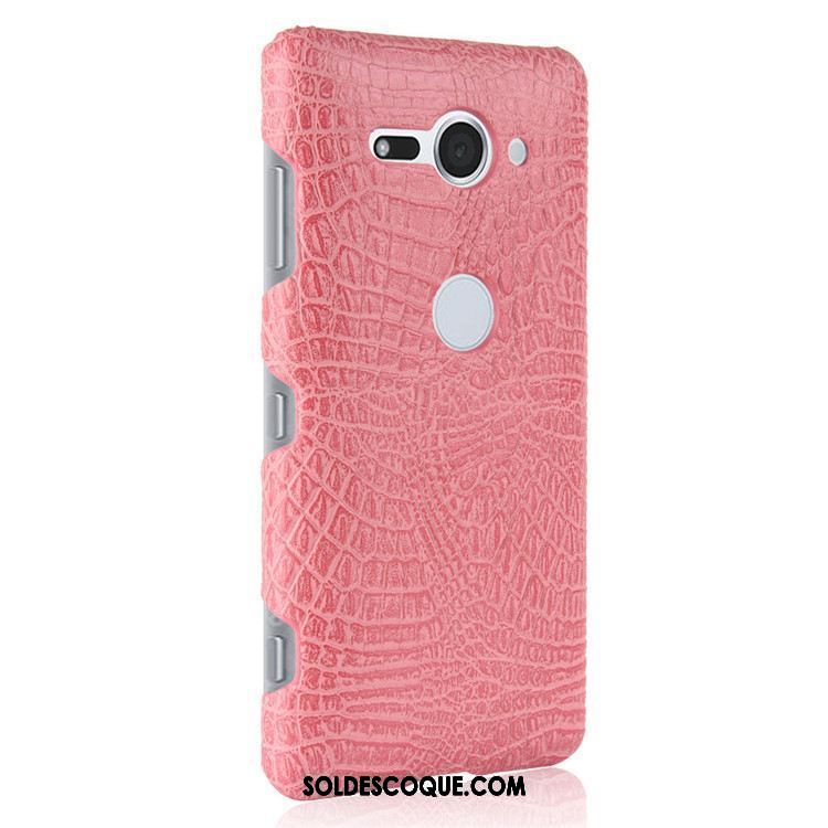 Coque Sony Xperia Xz2 Compact Protection Crocodile Cuir Téléphone Portable Étui En Ligne