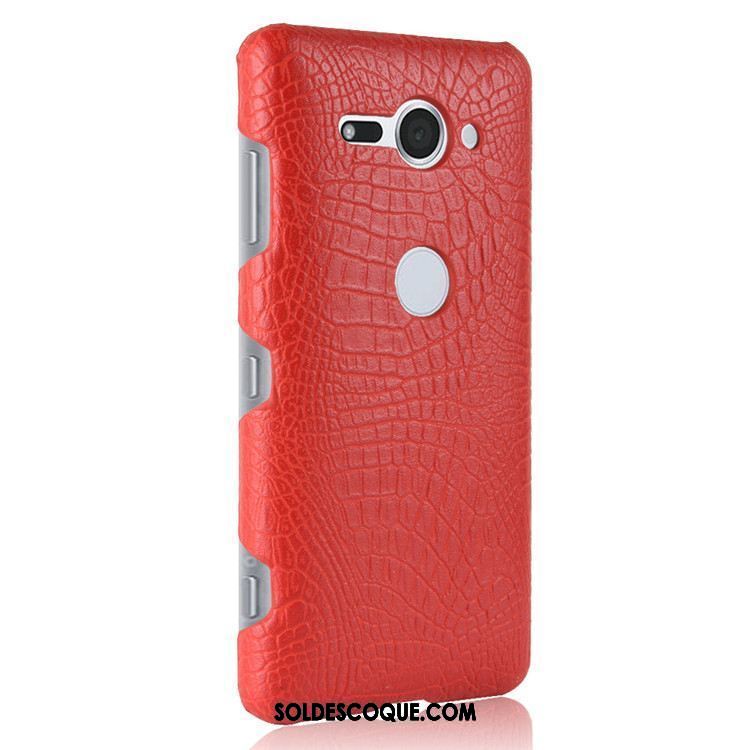 Coque Sony Xperia Xz2 Compact Protection Crocodile Cuir Téléphone Portable Étui En Ligne