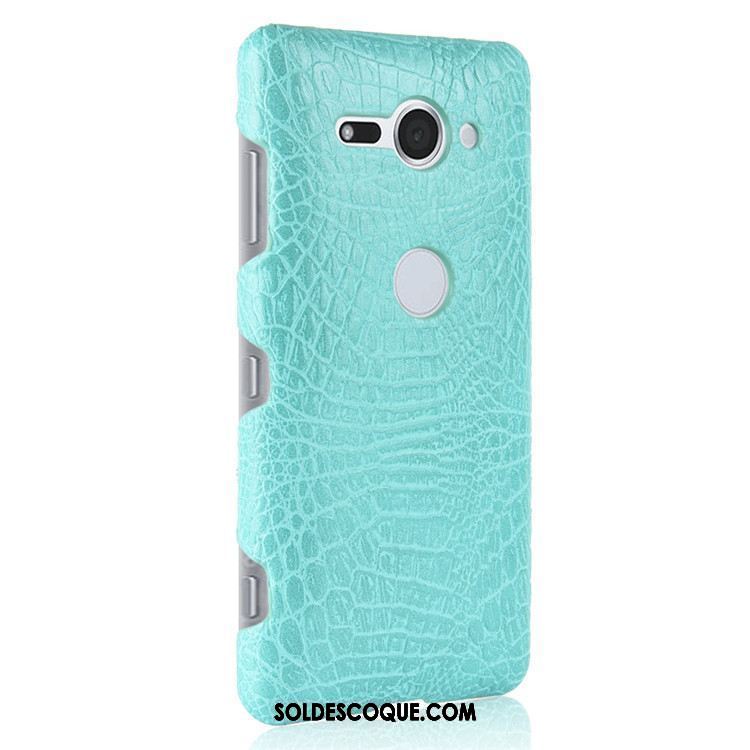 Coque Sony Xperia Xz2 Compact Protection Crocodile Cuir Téléphone Portable Étui En Ligne