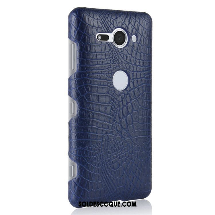 Coque Sony Xperia Xz2 Compact Protection Crocodile Cuir Téléphone Portable Étui En Ligne