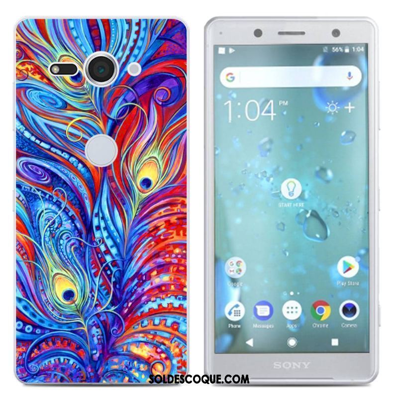 Coque Sony Xperia Xz2 Compact Silicone Créatif Étui Jaune Téléphone Portable En Ligne