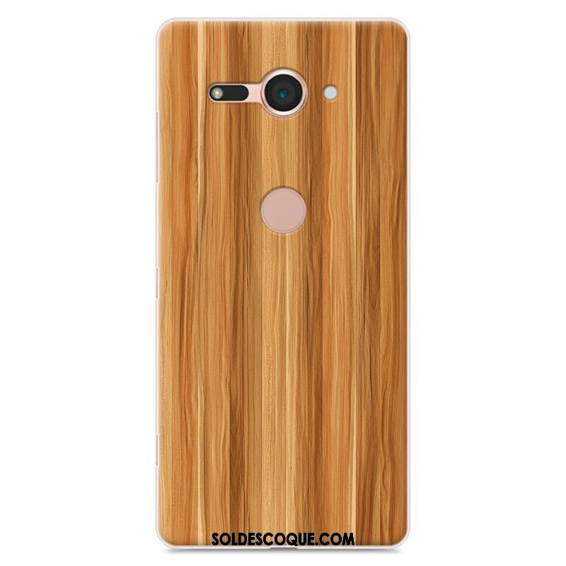 Coque Sony Xperia Xz2 Compact Tendance Incassable Étui Grain De Bois Peinture Soldes