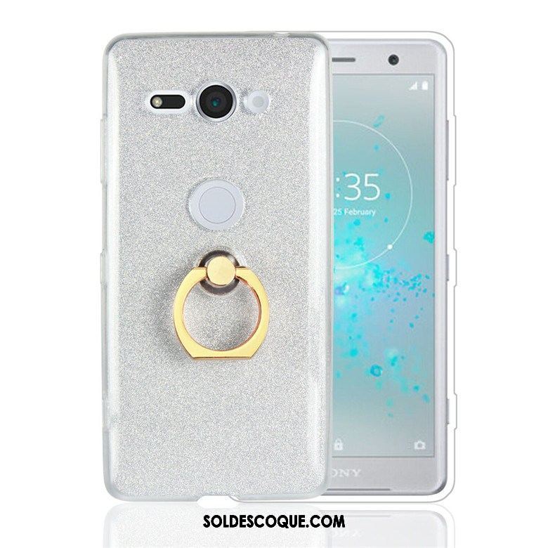 Coque Sony Xperia Xz2 Compact Téléphone Portable Anneau Protection Support Fluide Doux Soldes