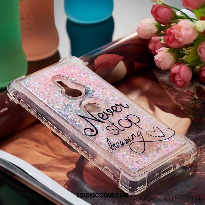 Coque Sony Xperia Xz2 Fluide Doux Quicksand Protection Personnalité Étui Housse En Ligne