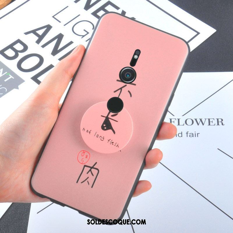 Coque Sony Xperia Xz2 Protection Rose Incassable Tout Compris Étui En Ligne