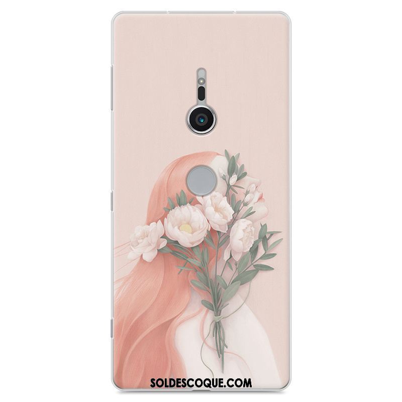 Coque Sony Xperia Xz2 Rose Téléphone Portable Étui Art Petit Housse En Vente