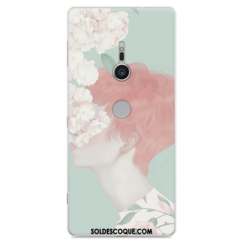 Coque Sony Xperia Xz2 Rose Téléphone Portable Étui Art Petit Housse En Vente