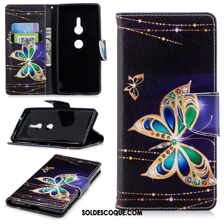 Coque Sony Xperia Xz2 Silicone Étui En Cuir Clamshell Fluide Doux Téléphone Portable Pas Cher