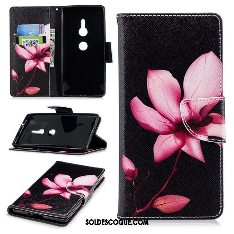 Coque Sony Xperia Xz2 Silicone Étui En Cuir Clamshell Fluide Doux Téléphone Portable Pas Cher