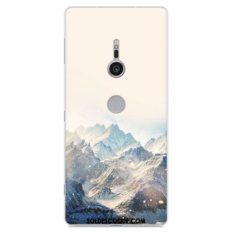 Coque Sony Xperia Xz2 Téléphone Portable Protection Étui Bleu Silicone En Vente