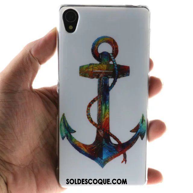 Coque Sony Xperia Z3+ Bleu Dessin Animé Étui Créatif Ornements Suspendus Pas Cher