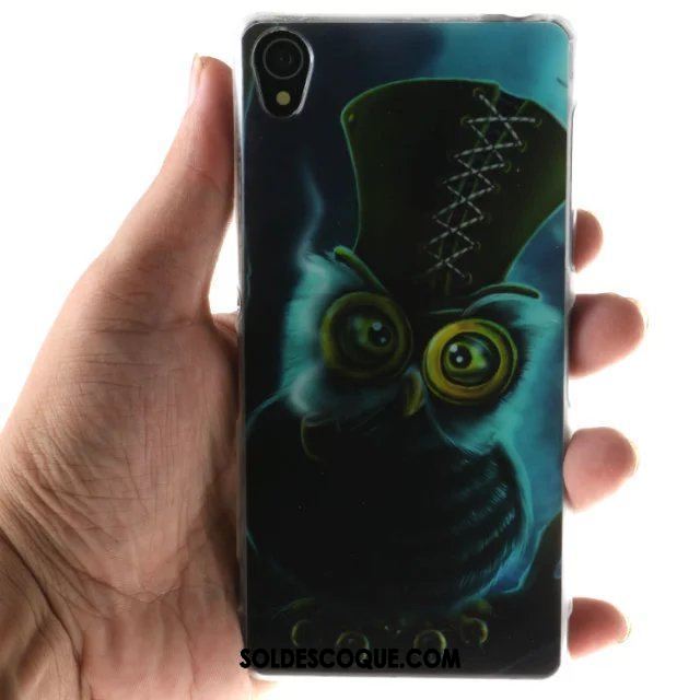 Coque Sony Xperia Z3+ Bleu Dessin Animé Étui Créatif Ornements Suspendus Pas Cher