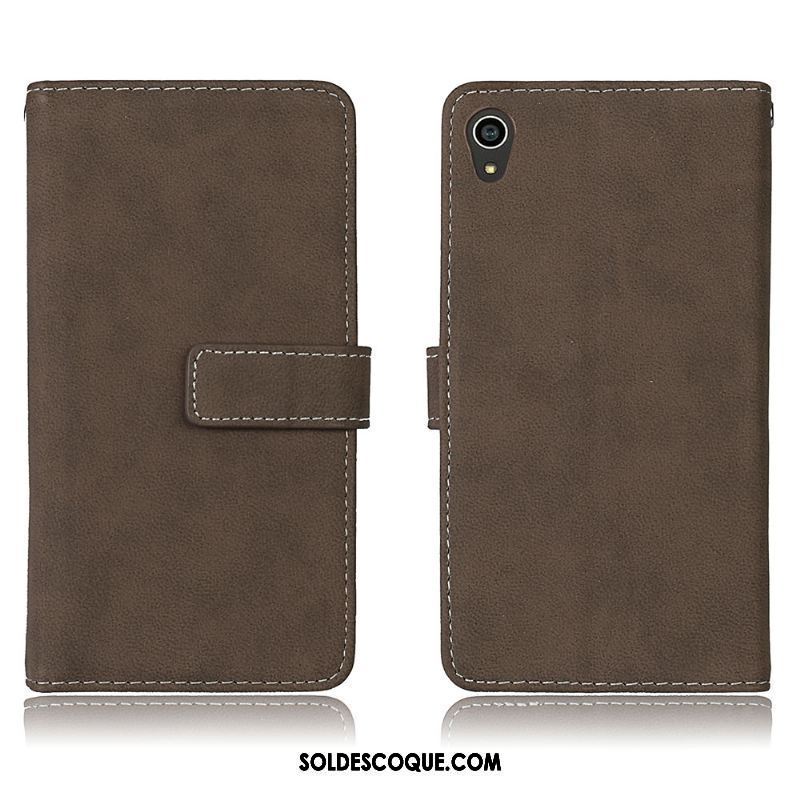 Coque Sony Xperia Z3+ Clamshell Étui En Cuir Portefeuille Protection Téléphone Portable En Ligne