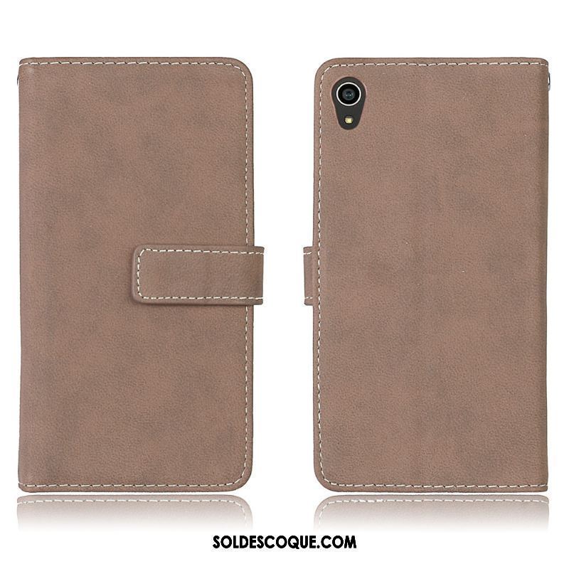 Coque Sony Xperia Z3+ Clamshell Étui En Cuir Portefeuille Protection Téléphone Portable En Ligne