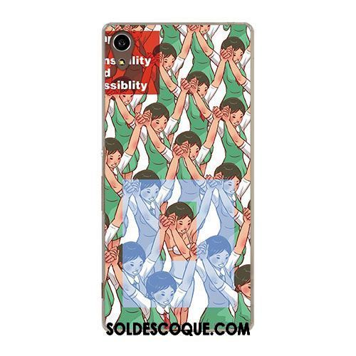 Coque Sony Xperia Z3+ Gris Modèle Dessin Animé Téléphone Portable Étui Housse Pas Cher