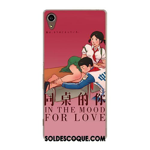 Coque Sony Xperia Z3+ Gris Modèle Dessin Animé Téléphone Portable Étui Housse Pas Cher