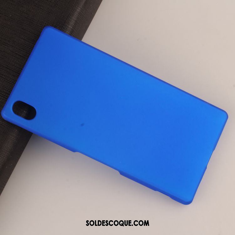 Coque Sony Xperia Z3+ Rouge Très Mince Étui Délavé En Daim Difficile Soldes