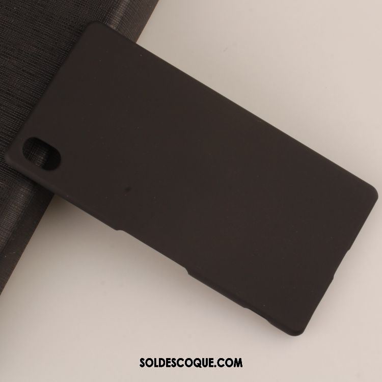 Coque Sony Xperia Z3+ Rouge Très Mince Étui Délavé En Daim Difficile Soldes