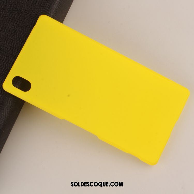 Coque Sony Xperia Z3+ Rouge Très Mince Étui Délavé En Daim Difficile Soldes