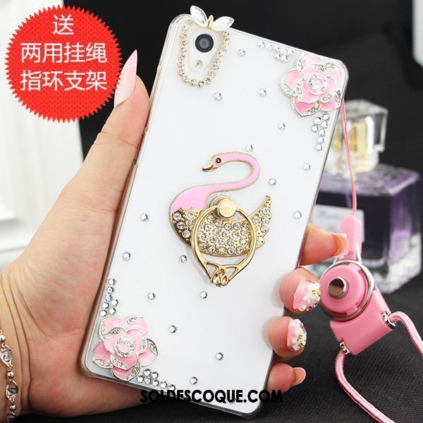 Coque Sony Xperia Z3+ Étui Incassable Protection Strass Téléphone Portable Soldes